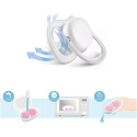 Philips Avent Smoczek uspokajający symetryczny Ultra Air 6+ 2pak SCF080/08