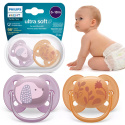 Philips Avent Smoczek uspokajający symetryczny Ultra Soft 6+ 2pak SCF091/18