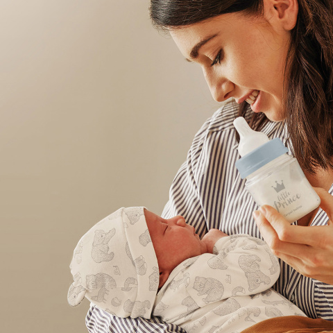 Smoczek Canpol do szerokich butelek EasyStart wolny przepływ Mini 0+ 2pak