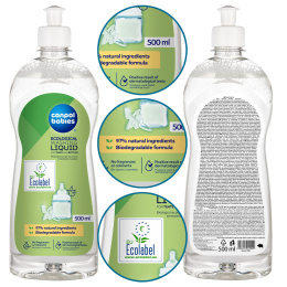 Płyn do mycia butelek i smoczków Canpol ekologiczny hipoalergiczny 3x500 ml