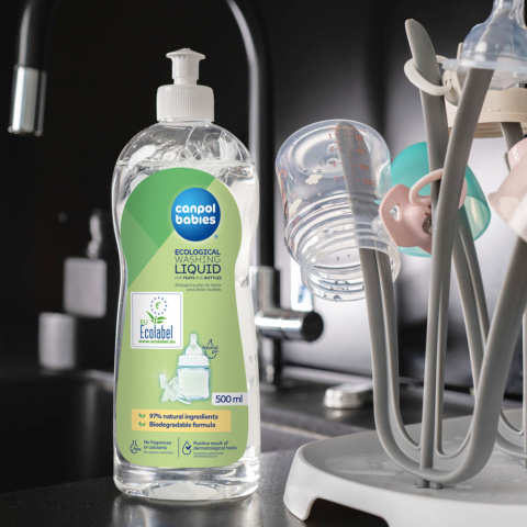 Płyn do mycia butelek i smoczków Canpol ekologiczny hipoalergiczny 500 ml Płyn do mycia butelek i smoczków Canpol ekologiczny hipoalergiczny 500 ml