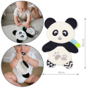 Przytulanka pluszowa sensoryczna szeleścik Babyono miękka Panda Polly