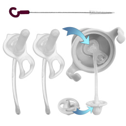 Słomki Bbox wymienne rurki do kubka bidonu 240 ml z odważnikiem 2 szt.
