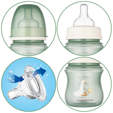 Butelka antykolkowa Canpol Easystart wolny przepływ 120 ml 0+ 35/244 Butelka antykolkowa Canpol Easystart wolny przepływ 120 ml 0+ 35/244