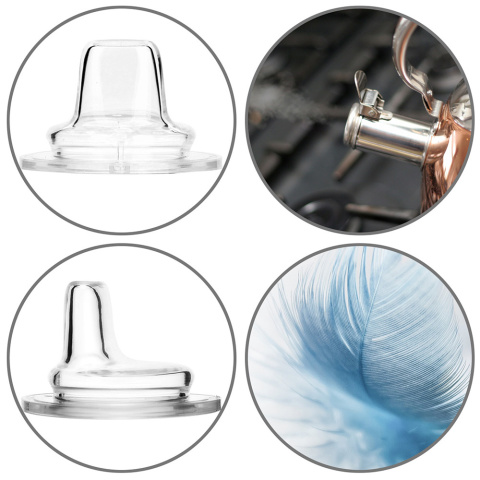 Ustnik treningowy Canpol do butelki silikon do samodzielnego picia 6+