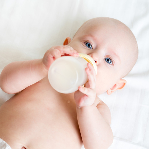 Ustnik treningowy Canpol do butelki silikon do samodzielnego picia 6+