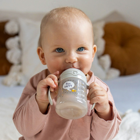 Ustnik treningowy Canpol do butelki silikon do samodzielnego picia 6+