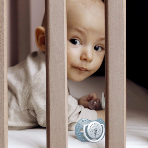 Smoczek LOVI uspokajający symetryczny silikon etui 0m+ 2pak 22/869boy