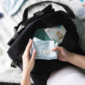 Torba podróżna do szpitala dla mamy do samolotu Babyono 40x20x25 na ramię
