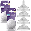 Smoczek Avent do butelki szeroki do kaszek Philips Natural Response 6+ 4pak