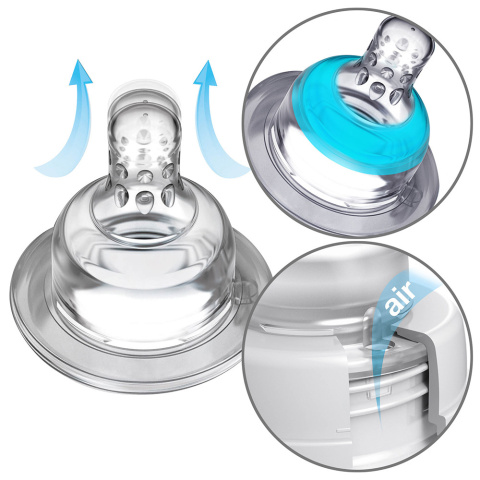 Smoczek LOVI do karmienia Super Vent bardzo wolny przepływ Mini 0+ 2 szt.