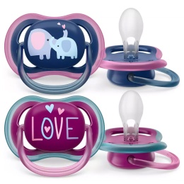 Smoczek Avent uspokajający symetryczny Philips Ultra Air 18+ 2pak SCF349/22