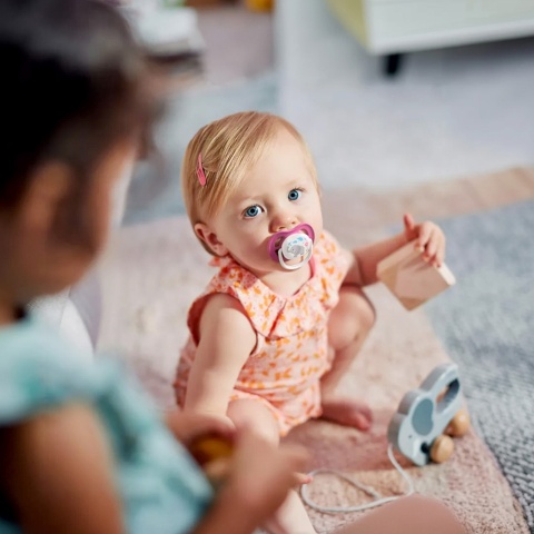 Smoczek Avent uspokajający symetryczny Philips Ultra Air 6+ 2pak SCF080/08