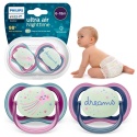 Smoczek Avent uspokajający symetryczny Philips Ultra Air 6+ 2pak SCF376/14