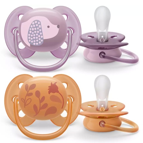 Smoczek Avent uspokajający symetryczny Philips Ultra Soft 6+ 2pak SCF091/18