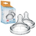 Smoczek do butelki Dr Browns Options+ szeroki wolny przepływ 0+ 2pak