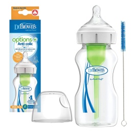 Butelka Dr Browns Options antykolkowa szeroka wolny przepływ 270 ml 0+