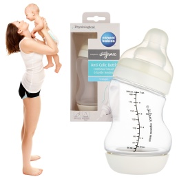 Butelka antykolkowa Canpol S-Shape fizjologiczna wolny przepływ 200 ml 0+