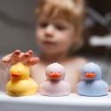 Zabawki do kąpieli dla dzieci BabyOno gumowe kaczuszki 3 szt. 3 kolory 3+