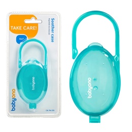 Etui na smoczek BabyOno pojemnik uniwersalny z mocowaniem do wózka zielony