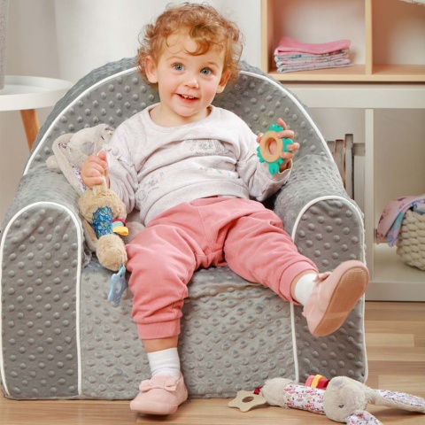 Pluszak przytulanka grzechotka Babyono sensoryczna z gryzakiem Dog Willy