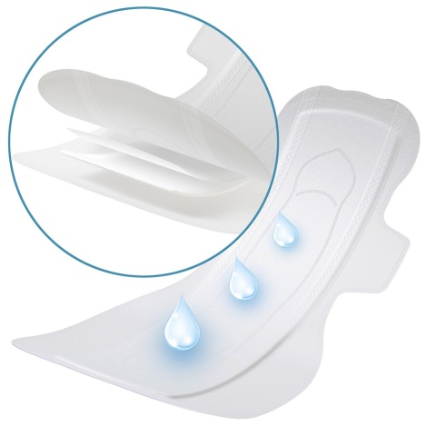 Podpaski poporodowe ze skrzydełkami Canpol na noc oddychające 8 szt.