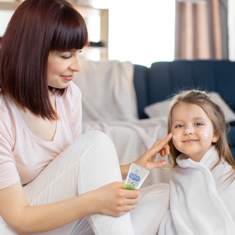 Krem ochronny dla dzieci Bebble na wiatr chłód witamina E D-pantenol 50 ml