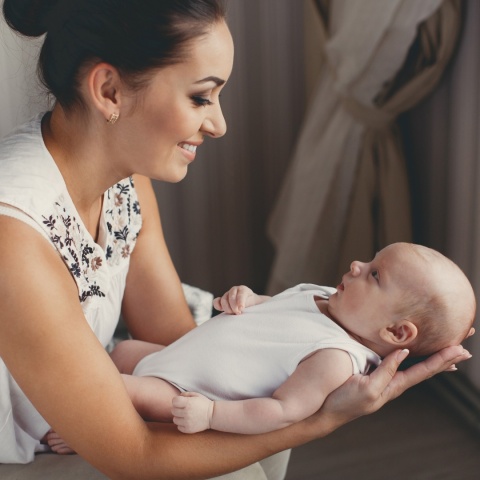 Majtki poporodowe Bocioland wielorazowe bezszwowe 91-96 cm L 2pak