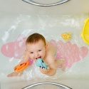 Mata antypoślizgowa do wanny dla dzieci Bocioland różowy krokodyl 90 cm