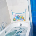 Organizer na zabawki kąpielowe Bocioland do łazienki na przyssawki 35x44 cm