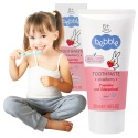 Pasta do zębów dla dzieci truskawkowa Bebble ksylitol bez fluorku 50 ml