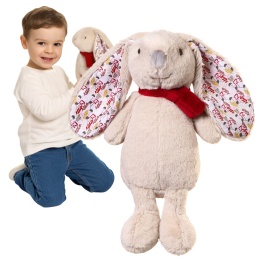 Pluszak maskotka przytulanka Babyono miękki beżowy króliczek Rabbit Milly