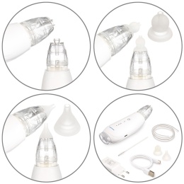 Aspirator do nosa elektryczny dla dzieci Canpol Babies 3 poziomy ssania 0+