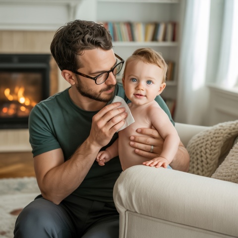 Chusteczki nawilżane higieniczne Canpol 99% wody hipoalergiczne 60 szt.
