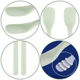 Łyżeczka Lovi pierwsza do karmienia dla niemowląt do nauki 2 szt. zielona