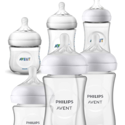 Smoczek Avent do butelki szeroki bardzo wolny Natural Response 0+ 2pak