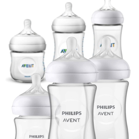 Smoczek Avent do butelki szeroki średni Philips Natural Response 3+ 2pak