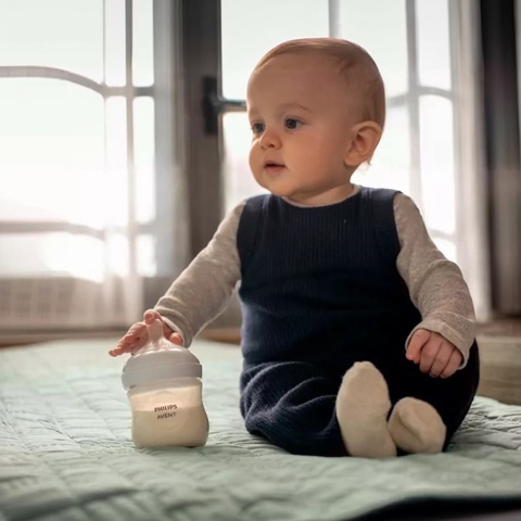 Smoczek Avent do butelki szeroki szybki Philips Natural Response 6+ 2pak x2