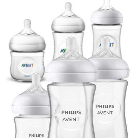 Smoczek Avent do butelki szeroki wolny Philips Natural Response 1+ 2pak