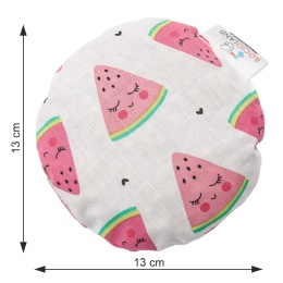 Termofor z pestek wiśni Bocioland kompres ciepło zimno 180g Arbuz