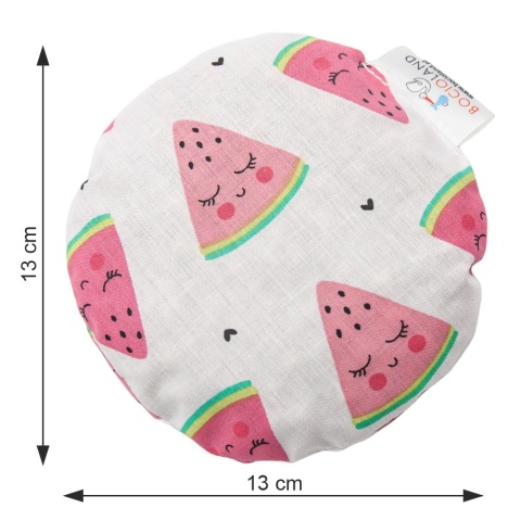 Termofor z pestek wiśni Bocioland kompres ciepło zimno 180g Arbuz