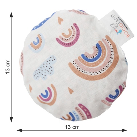 Termofor z pestek wiśni Bocioland kompres ciepło zimno 180g Tęcza