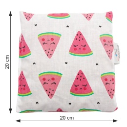 Termofor z pestek wiśni Bocioland kompres ciepło zimno 500g Arbuz