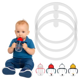 Uszczelka do bidonu kubka z obciążoną słomką Akuku zapasowa wymienna 3 szt.