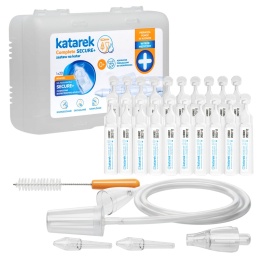 Aspirator do nosa Katarek Complete Secure+ do odkurzacza sól fizjologiczna