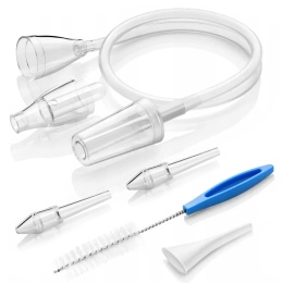 Aspirator do nosa Katarek Travel 2w1 do odkurzacza i do ust dla niemowląt