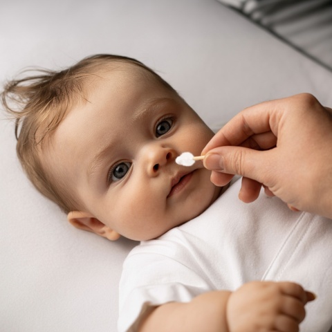 Patyczki do uszu Bocioland papierowe biodegradowalne dla dzieci 60 szt.