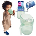 LOVI Kubek treningowy do nauki picia z uchwytami Genius 150 ml 6+ zielony