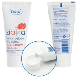 Pasta do zębów dla dzieci Ziajka żelowa przeciwpruchnicza owocowa 2 - 6 lat