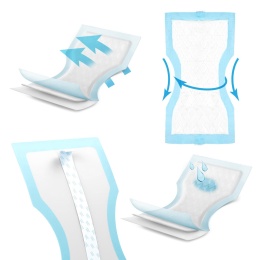 Podkłady higieniczne poporodowe Canpol wysokochłonne 19x35 cm 10 + 2 gratis